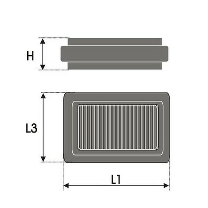 Filtro de aire Green Filters P567293