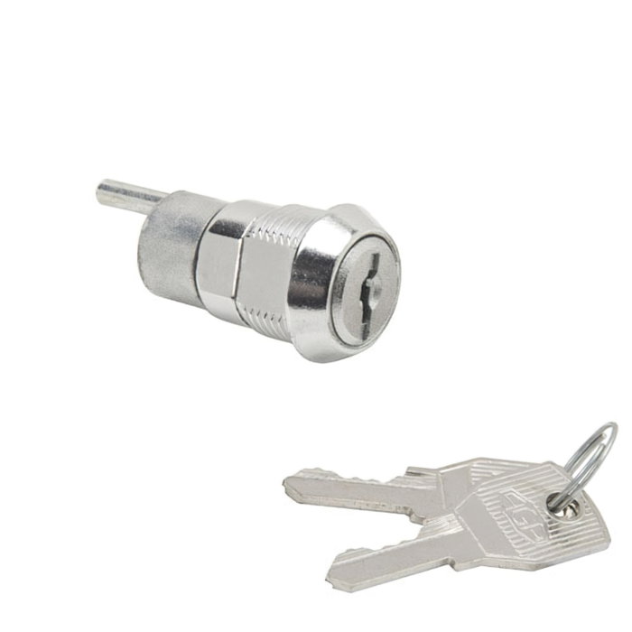 WOLFPACK LINEA PROFESIONAL Cerradura de Mueble para Cajón con Llave Excéntrica 336 mm Cromada WOLFPACK LINEA PROFESIONAL Cerradura de Mueble para Cajón con Llave Excéntrica 336 mm Cromada