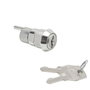 WOLFPACK LINEA PROFESIONAL Cerradura de Mueble para Cajón con Llave Excéntrica 336 mm Cromada