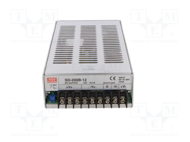 MEAN WELL SD-200B-12 Convertidor DC/DC 200,4W 12VDC