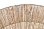 DKD Home Decor Decoración de Pared Yute y Metal Natural 110x55 cm