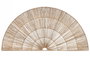 DKD Home Decor Decoración de Pared Yute y Metal Natural 110x55 cm