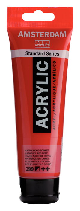 Amsterdam Standard Series Color Acrílico Rojo Naftol Oscuro 399 de 120 ml Amsterdam Standard Series Color Acrílico Rojo Naftol Oscuro 399 de 120 ml