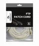 Gembird PP6-30M Cable de Red Ethernet CAT6 F/UTP (FTP) Blindado AWG26, 30 Metros, Color Gris, Conectores RJ-45