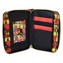 Loungefly Cartera 20th Anniversary Los Increibles Disney Pixar Piel Vegana Metalizada Purpurina Cierre Cremallera