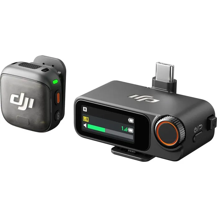 DJI Mic 3 Kit de Micrófono Inalámbrico con 1 Transmisor (TX) y 1 Receptor (RX) AABIB71351