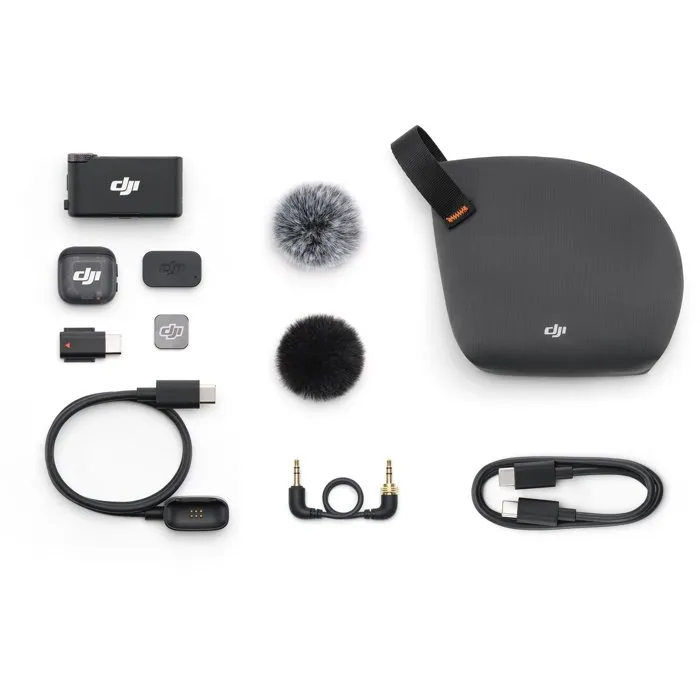 DJI Mic 3 Kit de Micrófono Inalámbrico con 1 Transmisor (TX) y 1 Receptor (RX) AABIB71351
