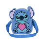 Karactermania Lilo y Stitch Bolso Bandolera Cuadrado Plush 21x18x10cm
