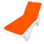 Atelier Del Sofa Cojín para Tumbona Naranja Impermeable 100% Poliéster 100x60x80cm