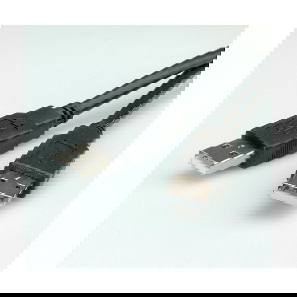 ROLINE Cable USB 2.0 A-A 1.8m Macho/Macho Negro 11.02.8918