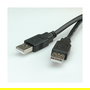 ROLINE Cable USB 2.0 A-A 1.8m Macho/Macho Negro 11.02.8918