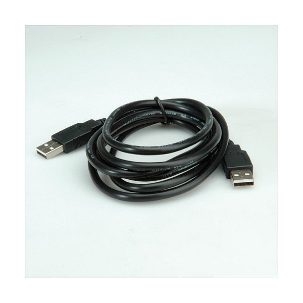 ROLINE Cable USB 2.0 A-A 1,8 m Negro