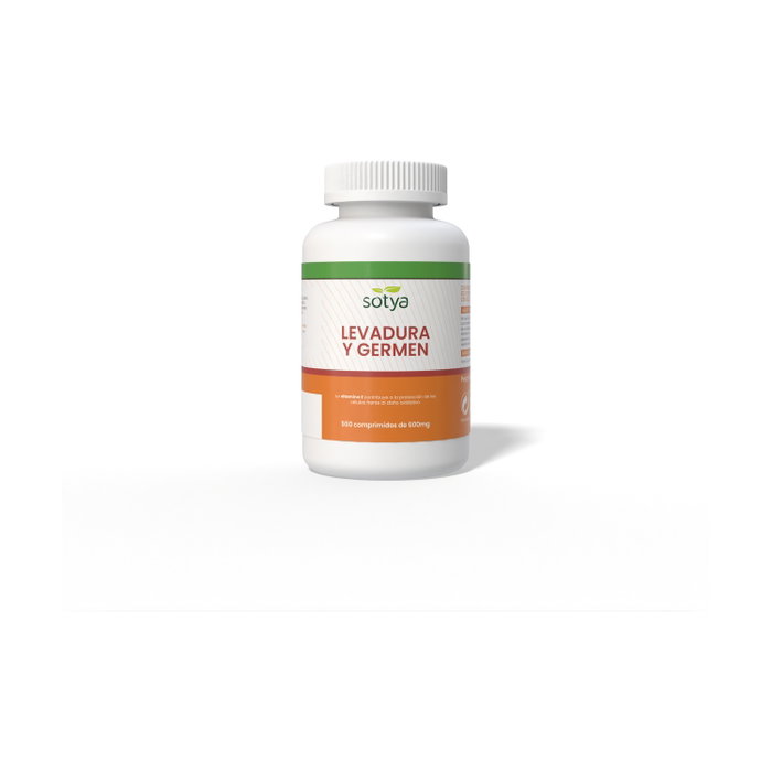 SOTYA Levadura y Germen de Trigo 550 comprimidos de 600mg