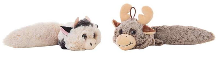 Creaciones Llopis Peluches Animales Rab 4 Surtidos Ardilla Husky Vaca Tigre 30 cm