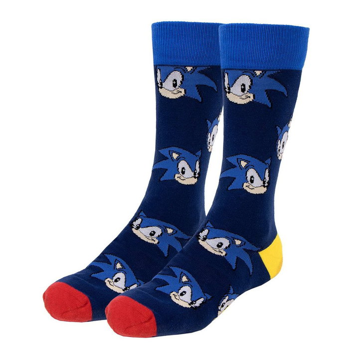 Cerdá Pack de 3 calcetines Sonic the Hedgehog talla 40-46 multicolor