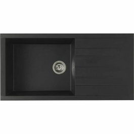 Stradour Fregadero CUBE 1 bandeja Negro Paillette 100 x 50 cm