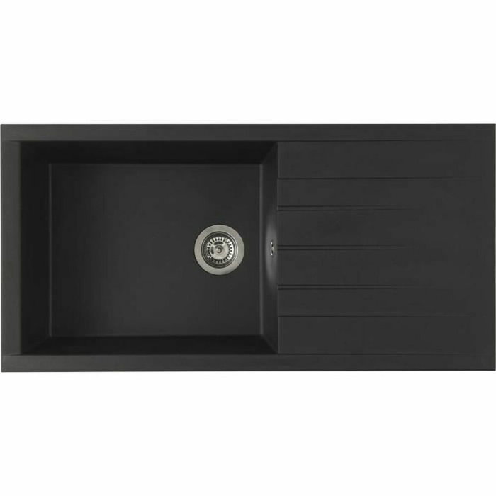 Stradour Fregadero CUBE 1 bandeja Negro Paillette 100 x 50 cm Stradour Fregadero CUBE 1 bandeja Negro Paillette 100 x 50 cm