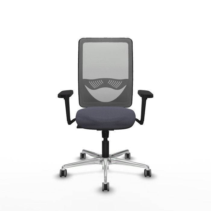 PIQUERAS Y CRESPO Silla de oficina Zulema con mecanismo Sincro, Brazos 3D y Malla Gris PIQUERAS Y CRESPO Silla de oficina Zulema con mecanismo Sincro, Brazos 3D y Malla Gris