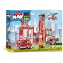 Zuru Set de Construcción Estación de Bomberos Grande ZUR4894680033146 976 piezas Crea una estación de bomberos con vehículos y accesorios
