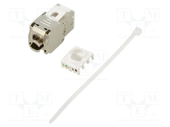 GOOBAY Módulo RJ45 Keystone Cat 6a de plata GOOBAY Módulo RJ45 Keystone Cat 6a de plata