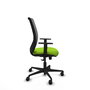 PIQUERAS Y CRESPO Silla de oficina Zulema con mecanismo Sincro, Pistacho y Gris