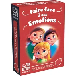 Lisciani Giochi LIS8008324110063 Juego de Cartas para la Gestión de Emociones - Juego Educativo Habilidades para la Vida - Tarjetas Ilustradas