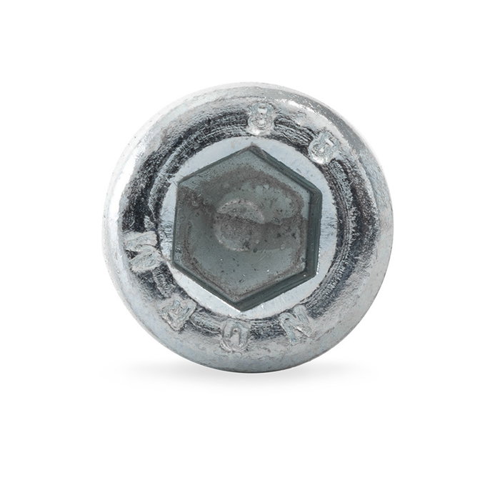 UCAFIX Tornillo Rosca Metal Allen Din 912 Zincado M-6 Largo 10Mm