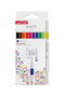 Uni-Ball Emott Estuche de 10 Rotuladores Colores Esenciales