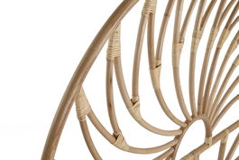 DKD Home Decor Cabecero Cama Balines Ratán Natural 153 x 3.5 x 138 cm