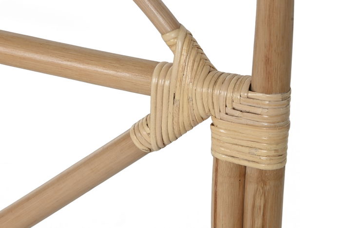 DKD Home Decor Cabecero Cama Balines Ratán Natural 153 x 3.5 x 138 cm