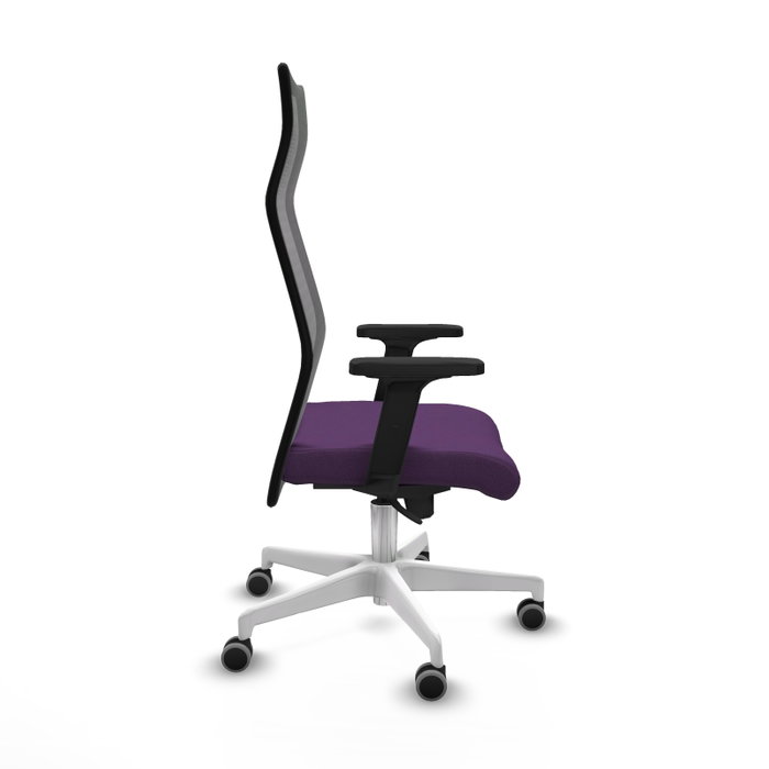 PIQUERAS Y CRESPO Sillón Albacete Mecanismo Sincro Morado y Negro PIQUERAS Y CRESPO Sillón Albacete Mecanismo Sincro Morado y Negro