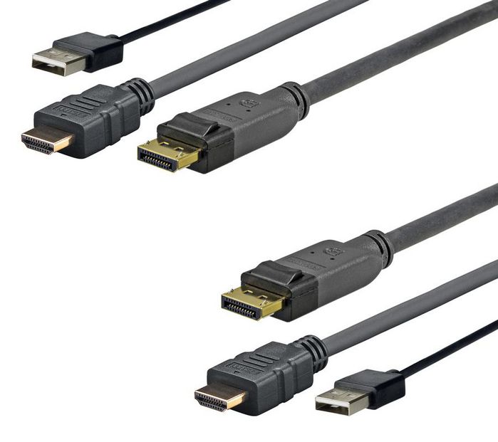 Vivolink Pro HDMI+USB+DisplayPort 5 Metros Vivolink Pro HDMI+USB+DisplayPort 5 Metros
