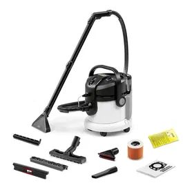 Karcher Aspiradora SE 4 Inyector Extractor 1000W Doble Depósito 2x4L Quitamanchas Alfombras