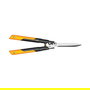 Fiskars PowerGear X HSX92 Tijera de Podar para Setos, Hoja Recta de 630 mm, Mango de Aluminio, 808 g, Color Negro y Naranja