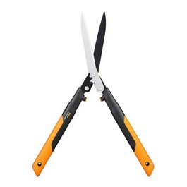 Fiskars PowerGear Hedge Shear X HSX92 Tijeras de podar setos con sistema de palanca, color naranja y negro (1023631)