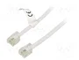 GOOBAY Cable telefónico RJ11 de 10m blanco