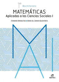 EDITEX, MATEMATICAS APLICADAS 1 BACHILLERATO, Arribas Ruiz / Galan Mata - EDITEX
