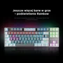 Rampage Klawiatura Gamingowa Mecánica Snug RGB Switch Blue - Gris Blanco