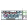 Rampage Klawiatura Gamingowa Mecánica Snug RGB Switch Blue - Gris Blanco