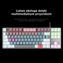 Rampage Klawiatura Gamingowa Mecánica Snug RGB Switch Blue - Gris Blanco