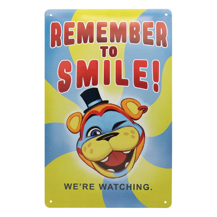 Five Nights at Freddy´s Placa de Chapa Five Nights at Freddy´s Placa de Chapa
