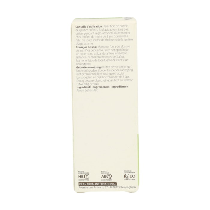 Pranarom Aceite Esencial de Sándalo de las Indias 10 ml Pranarom Aceite Esencial de Sándalo de las Indias 10 ml