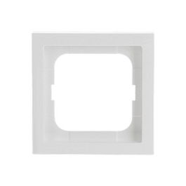 BUSCH-JAEGER 1721-184K Marco 1 módulo Future Linear Color Blanco Estudio para interruptor, plástico termoplástico, dimensiones 80 mm x 80 mm, IP20