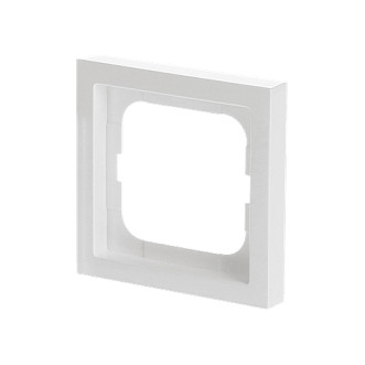 BUSCH-JAEGER 1721-184K Marco 1 módulo Future Linear Color Blanco Estudio para interruptor, plástico termoplástico, dimensiones 80 mm x 80 mm, IP20