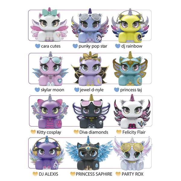 Bizak Helado Sorpresa Unicorns con 12 Unicornios y Accesorios Sorpresa en su Interior Pack 6 Piezas