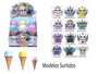 Bizak Helado Sorpresa Unicorns con 12 Unicornios y Accesorios Sorpresa en su Interior Pack 6 Piezas