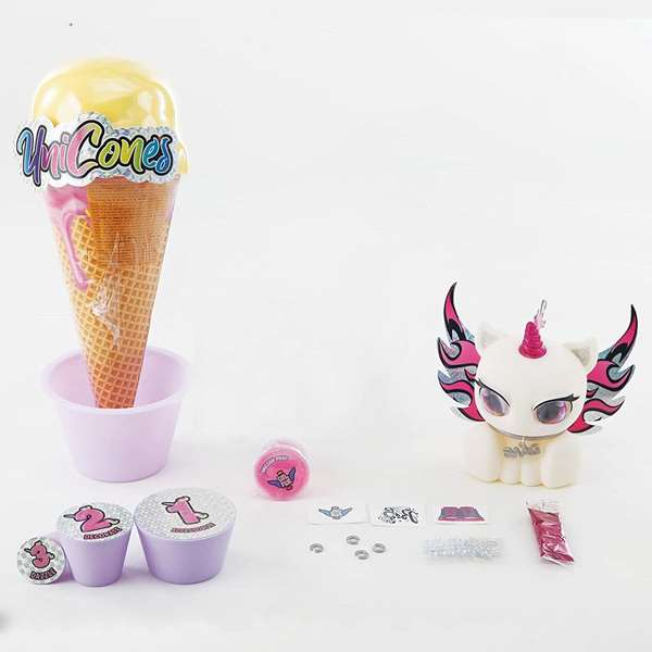 Bizak Helado Sorpresa Unicorns con 12 Unicornios y Accesorios Sorpresa en su Interior Pack 6 Piezas