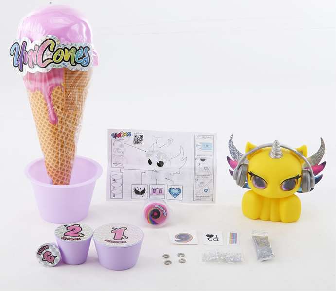 Bizak Helado Sorpresa Unicorns con 12 Unicornios y Accesorios Sorpresa en su Interior Pack 6 Piezas