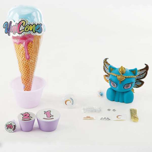 Bizak Helado Sorpresa Unicorns con 12 Unicornios y Accesorios Sorpresa en su Interior Pack 6 Piezas