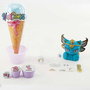 Bizak Helado Sorpresa Unicorns con 12 Unicornios y Accesorios Sorpresa en su Interior Pack 6 Piezas